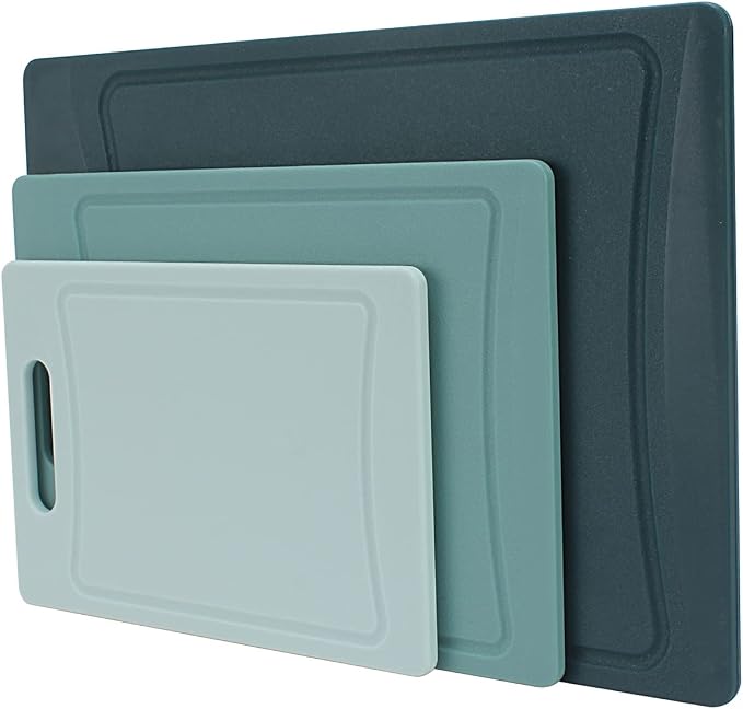 COOK WITH COLOR Non-Slip Cutting Board Set – Kitchen Essentials with Easy Grip - Image 8