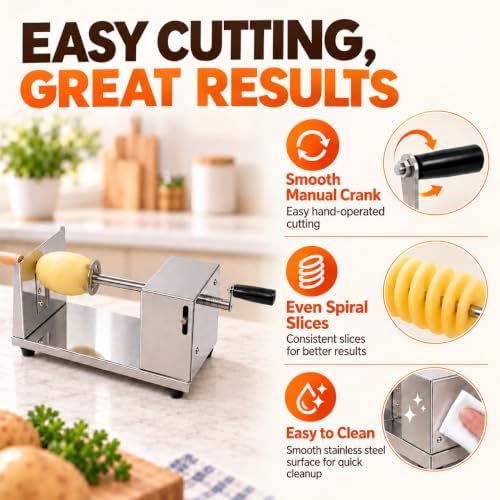 Twisted Potato Slicer, Tornado Curly Fry Cutter