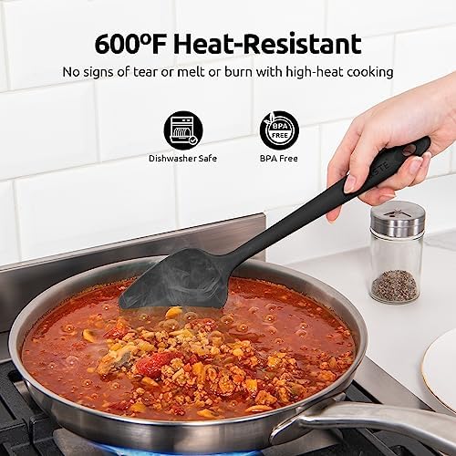 U-Taste Silicone Spatula Set, 600 Degrees Fahrenheit