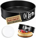 9 Inch Springform Pan 50Pcs Parchment Paper Cheesecake Nonstick Baking