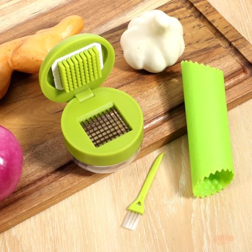 Ptwola Stainless Steel Garlic Press