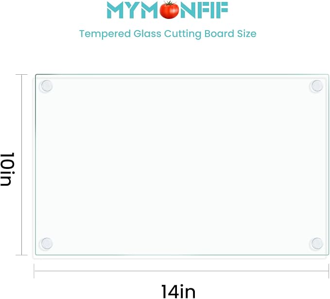 Mymonfif Tempered Glass Cutting Board - Image 2
