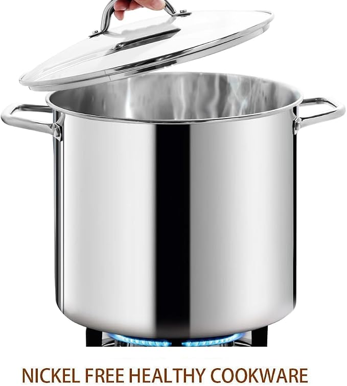 HOMICHEF LARGE STOCK POT 24 Quart - Image 3