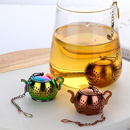 3 Pack Tea Infuser For Loose Tea Stainless Steel Reusable Strainer