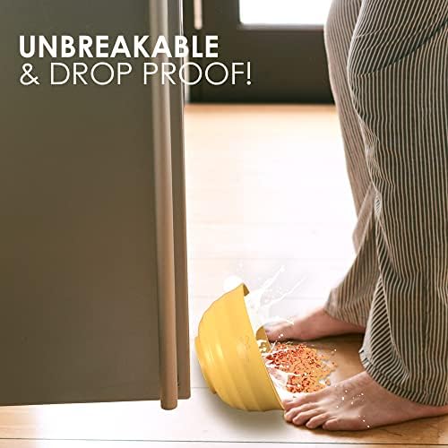 60-OZ Big Bowl Set - Unbreakable Microwave Safe Bowls with 6 Large