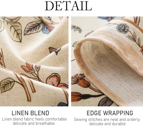 ISAENNE Designer French Linen Rectangular