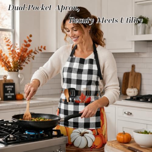 Fall Kitchen Rug Sets, 10Pcs Pumpkin Kitchen Decor and Accessories