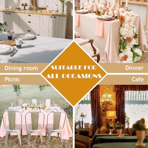 BALCONY & FALCON Rectangle Table Cloth Waterproof Olive 57"x85"