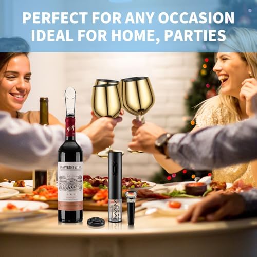 Rechargeable Electric Wine Bottle Opener Set, Automatic Wine Opener