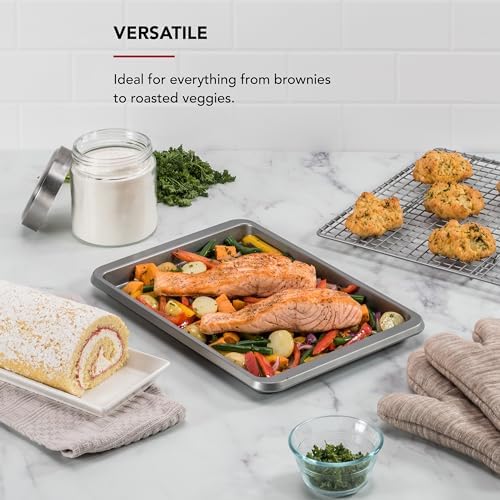 KitchenAid 9x13in Nonstick Aluminized Steel Baking Sheet, Contour