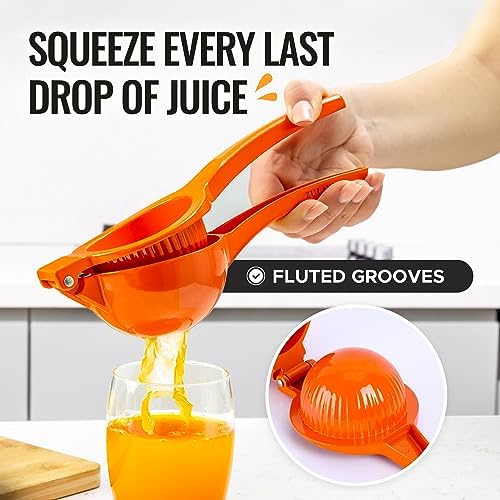 Zulay Kitchen Metal Orange Squeezer
