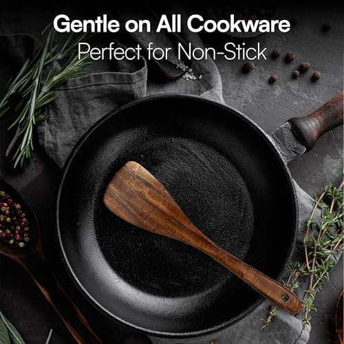 7-Piece Teak Wooden Cooking Utensil Set