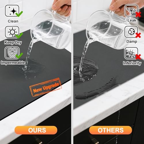 Dish Drying Mat & Coffee Mat for Kitchen Counter, Absorbent Microfiber