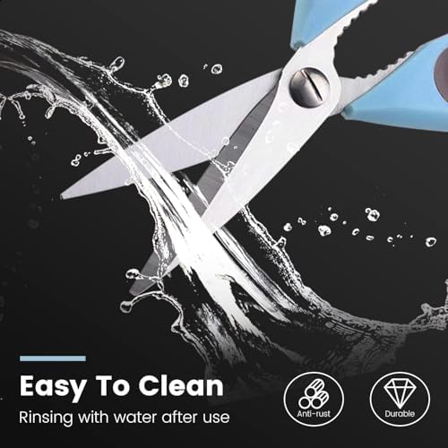 2 Pack Heavy Duty Scissors Kitchen Shears with Magnetic