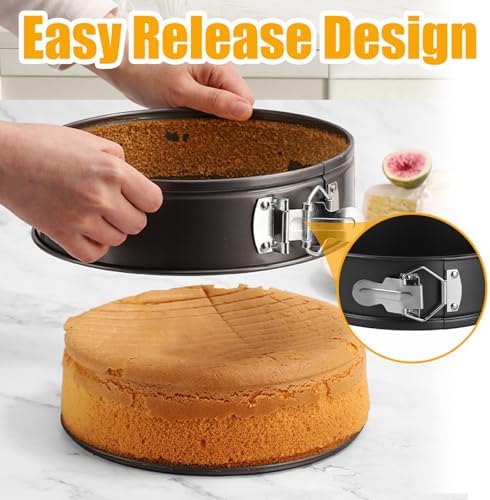 QTLCOHD Round Cake Pan Set for Baking, 7/8/8.5/9.5/10/11 Inch