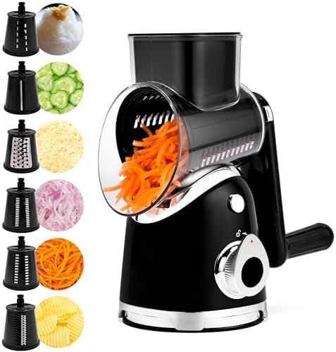 SUSTEAS Rotary Cheese Grater Hand Crank