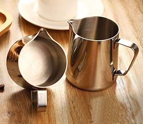 Nicunom 2 Pack Milk Frothing Pitcher, 12oz & 20oz Espresso Steaming
