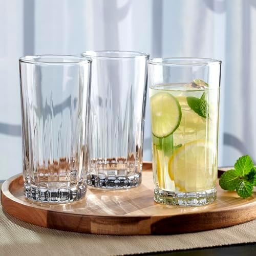 Anchor Hocking Anniston Drinking Glasses Set 16 Piece Set