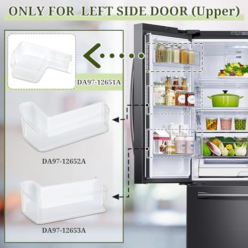 DA97-12651A Refrigerator Door Shelf Bin (Upper Left) Compatible with