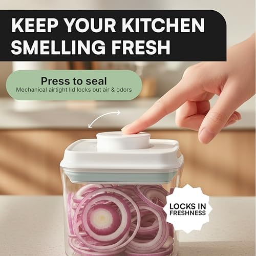 Bop Top Airtight Food Storage Containers | Pop-Top Lid | 2 Cups