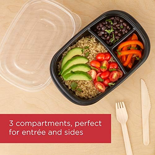 Rubbermaid 32-Piece Food Storage Containers with 2 Compartments and