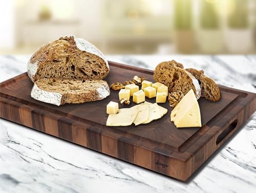 Straga Walnut Chopping Block, 22" x 14"
