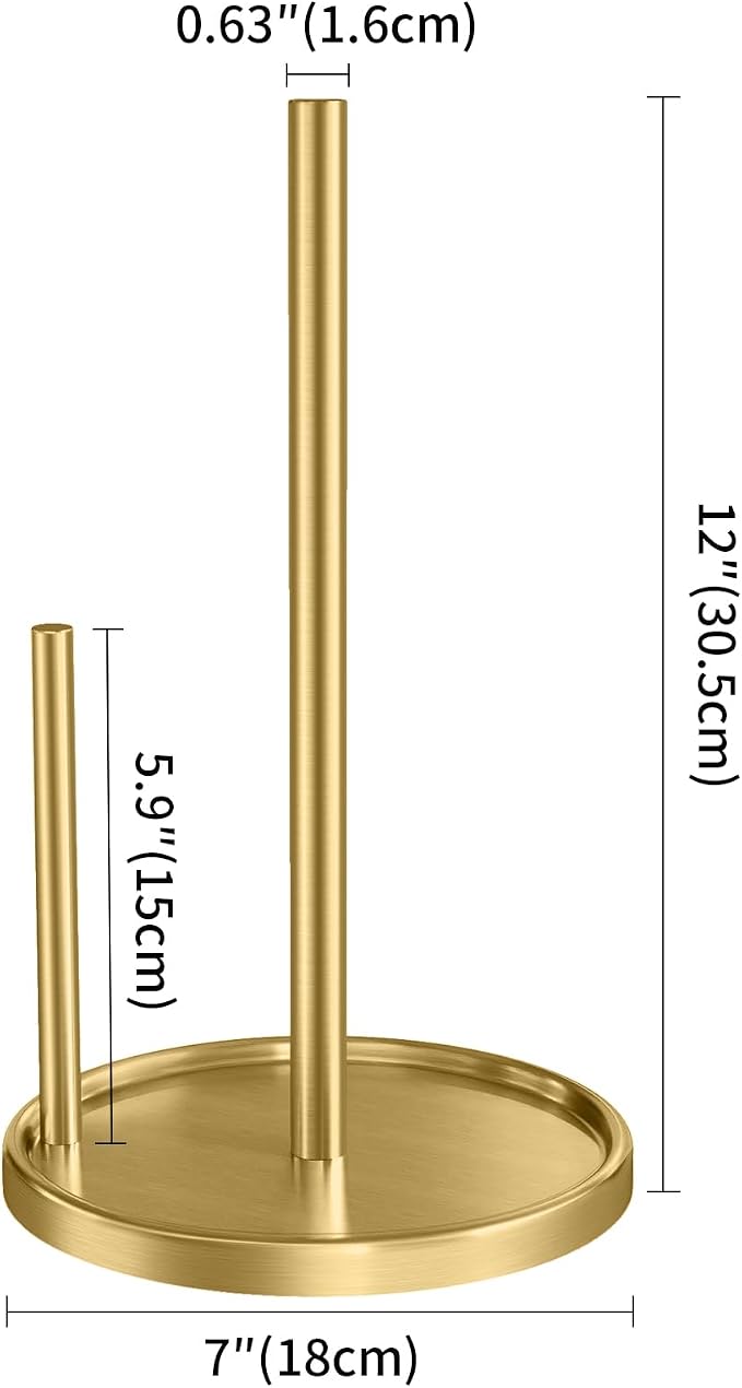Jesginboo Paper Towel Holder Countertop, Paper Roll Holder - Image 6