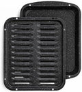 Broiler Pan for Oven Nonstick 16.75” x 13” Ceramic Coated - Broiling