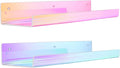 upsimples Acrylic Shelves for Wall Decor, Nail Polish, Wall Organizer for by upsimples