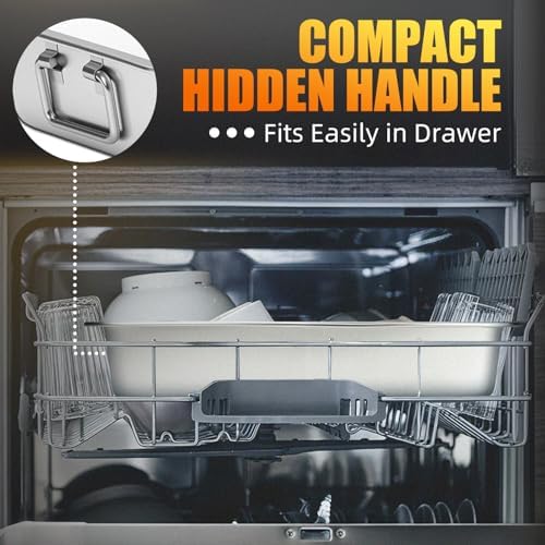 Compact Stainless Steel Turkey Roasting Pan with Rack & Handles