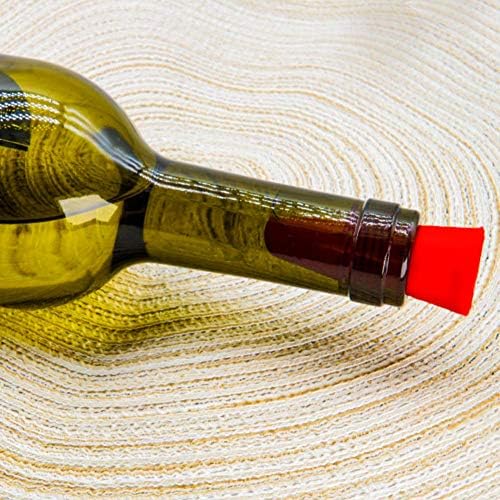 10 pcs Wine Stoppers, CNYMANY Reusable Silicone Beverage Bottle Sealer