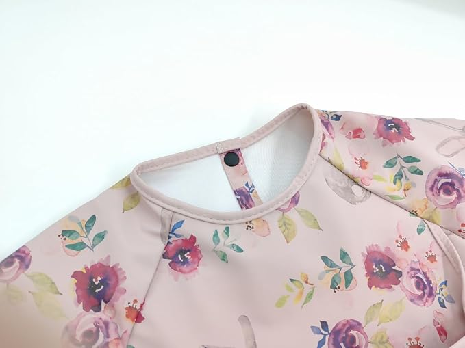 Waterproof Baby Bibs, Infant Toddler Extra Cover Feeding Bib - Image 3