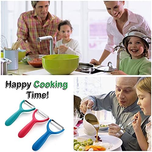 Y Peeler Set of 3 - Caperci kitchen 3-Piece Vegetable Peelers with