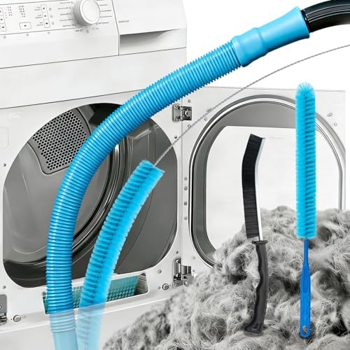 Universal Dryer Vent Cleaning Kit with Vacuum Attachments