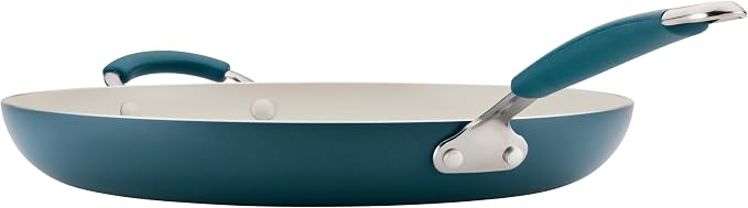 Rachael Ray Cucina Ceramic Nonstick Frying Pan/Skillet, Dishwasher Safe - Image 13
