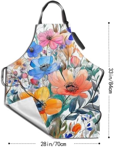Imiss Waterproof Stain-Resistant Cooking Chef Aprons for Grill BBQ