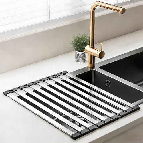 Over the Sink Kitchen Dish Drying Rack Organizer