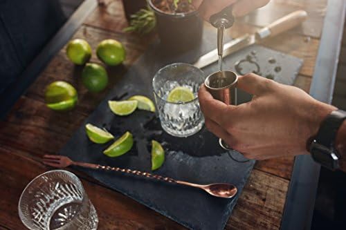 HIC Kitchen Bar Japanese-Style Double Cocktail Jigger, 18/8 Stainless