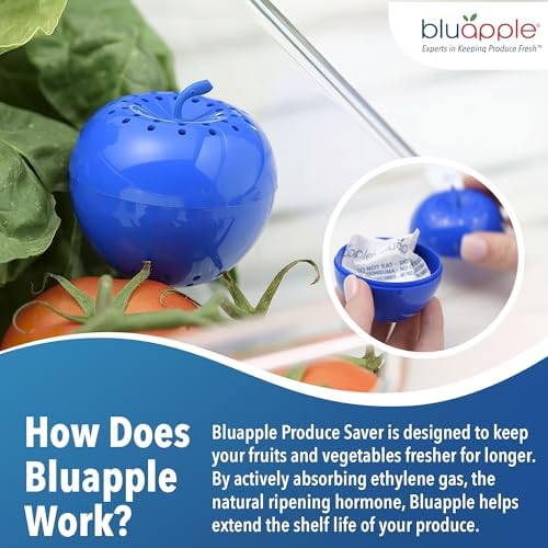 Bluapple Produce Saver for Refrigerator, 2-Pack