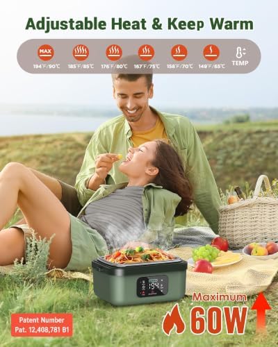 ODSD 16000mAh Cordless Electric Lunch Box, 60W