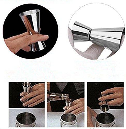 Stainless Steel Cocktail Muddler, Mixing Spoon, Jigger Set, Bar Tool