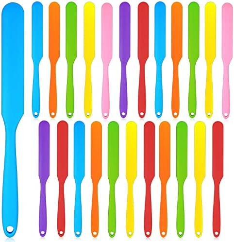 Lasnten 24-Piece Silicone Spatulas Set, Heat Resistant