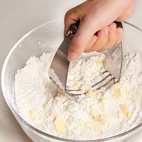 Dough Blender & Bench Scraper/Chopper,Stainless Steel Kitchen Tool,Set