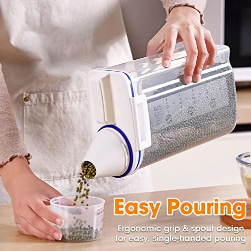 TBMax 4 Lbs / 2 Kg Rice Dispenser with Measuring Cup