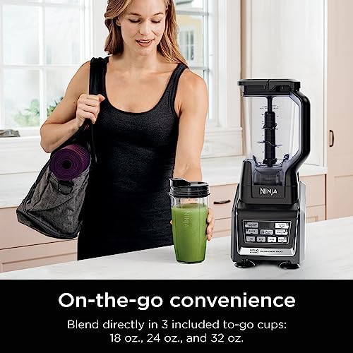 Ninja BL642 Personal & Countertop Blender, Black