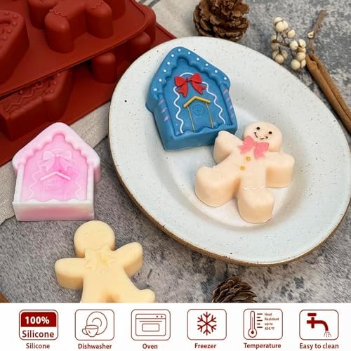 Christmas Silicone Molds For Baking Large Christmas Chocolate Mold 3D