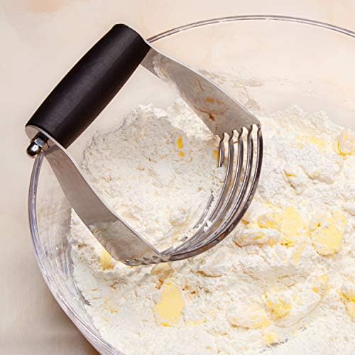 ALLTOP Pastry Shortening Blender Cutter, Stainless Steel, 1, Black