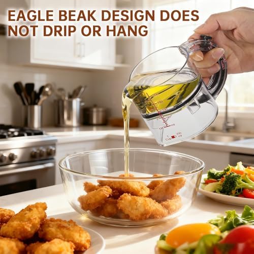 4-in-1 Adjustable Measuring Cup, Multi-Functional Kitchen Tool with