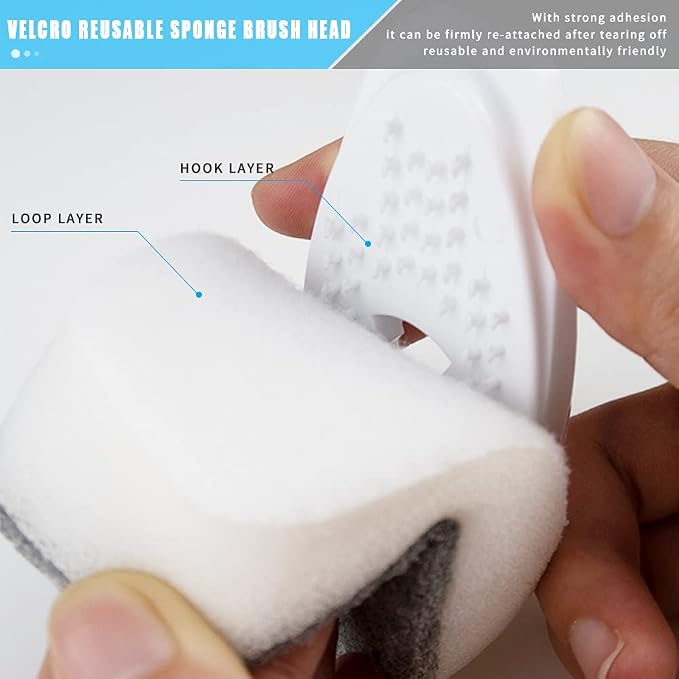 Dish Cleaning Brush, Soap Dispensing Dish Brush Set - Image 5