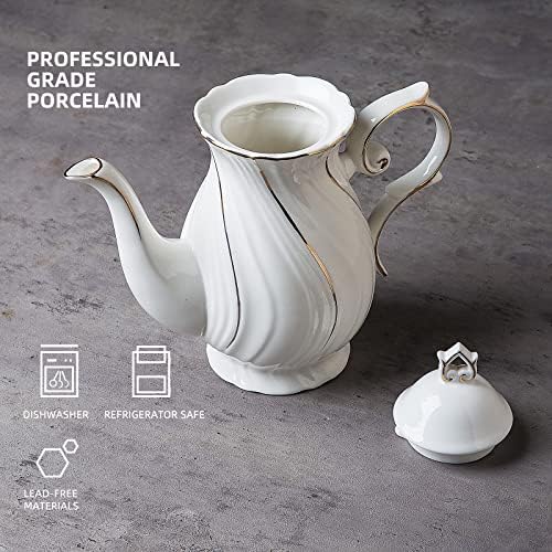 Agyiuns tea pot ceramic Sugar and Creamer Set Ceramic